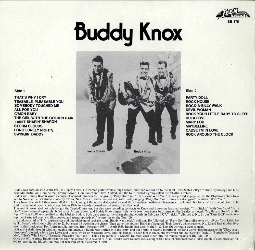 LP - Buddy Knox - self titled