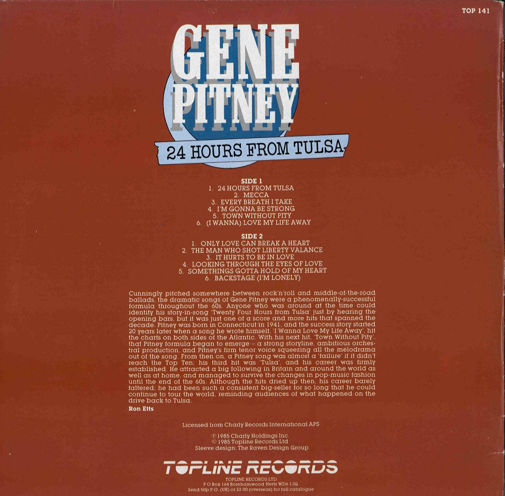 LP - Gene Pitney - 24 Hours From Tulsa