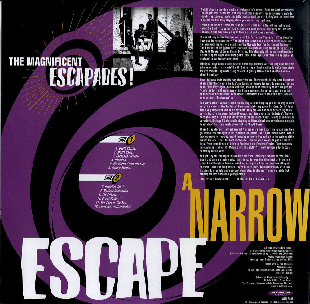 LP - Magnificent Escapades - Narrow Escape