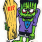 Robert Kruse Aufkleber - Monster Surfing Time