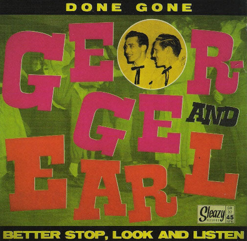 Single - George And Earl - Better Stop, Look And Listen