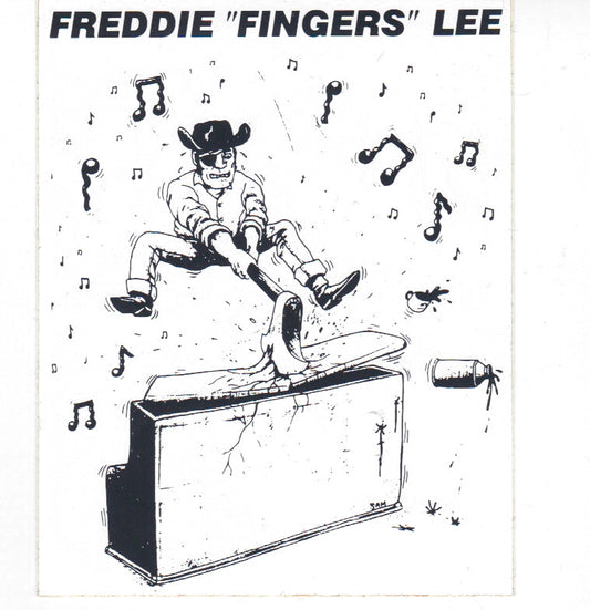 Aufkleber - Freddie Fingers Lee - Fingers Lee