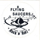 Aufkleber - Flying Saucers - Rock'n'Roll