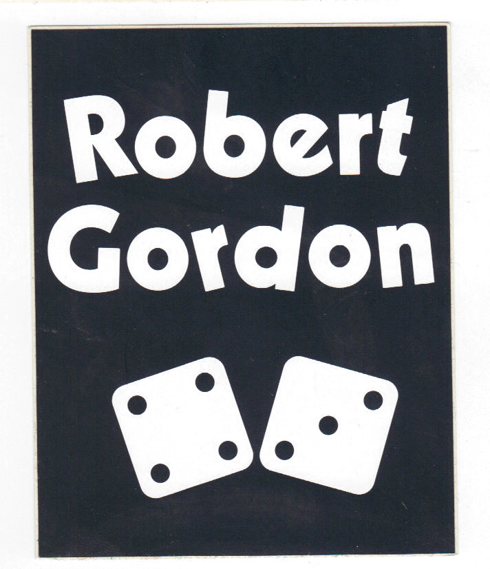 Aufkleber - Robert Gordon