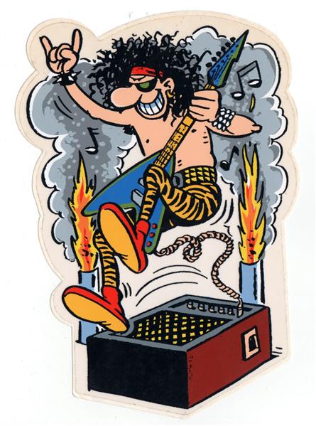 Frank Margerin Aufkleber - Rock'n'Roll