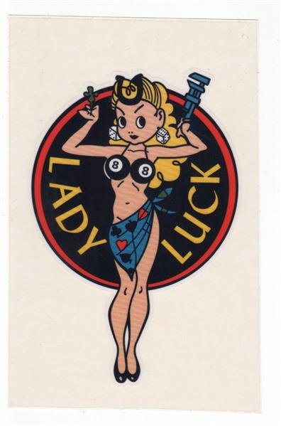 Hot Rod Aufkleber - Lady Luck
