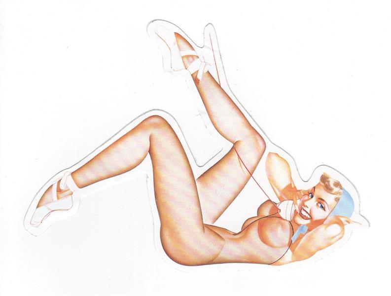 Pin Up Girl Aufkleber - Retro Pin Up 3