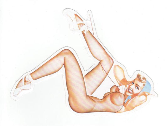 Pin Up Girl Aufkleber - Retro Pin Up 3