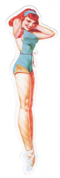 Pin Up Girl Aufkleber - Retro Pin Up 4