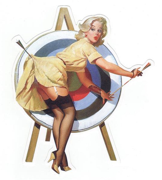 Pin Up Girl Aufkleber - Retro Pin Up 7