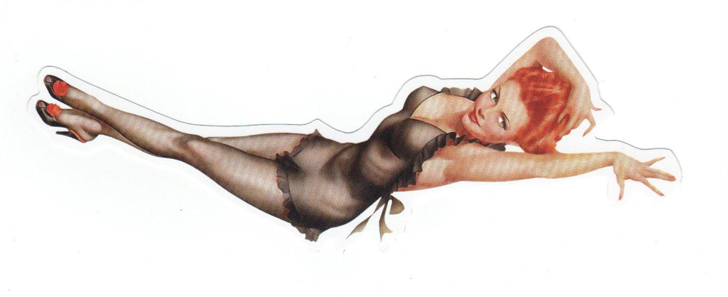 Pin Up Girl Aufkleber - Retro Pin Up 12