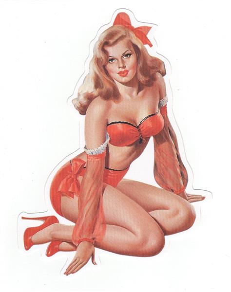 Pin Up Girl Aufkleber - Retro Pin Up 18