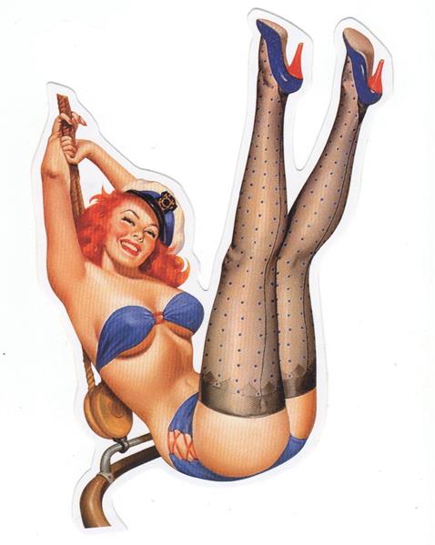 Pin Up Girl Aufkleber - Retro Pin Up 21