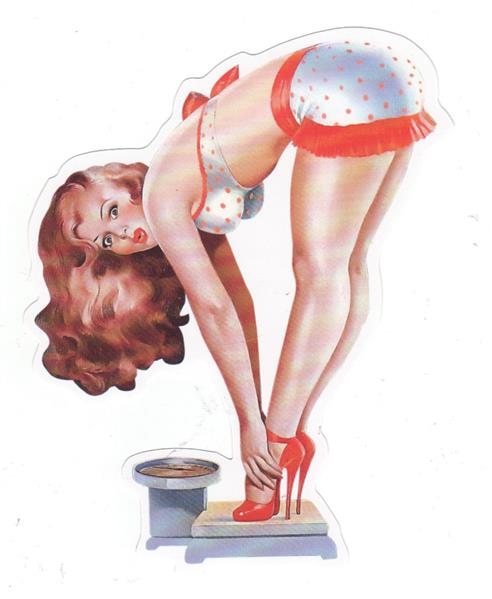 Pin Up Girl Aufkleber - Retro Pin Up 22