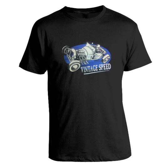 T-Shirt - Vintage Speed, blau