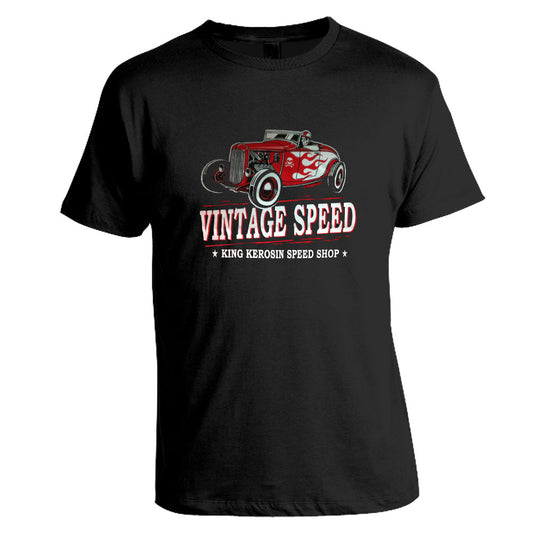 T-Shirt - Vintage Speed, rot