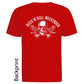 Ringer-Shirt - Walldorf Weekender Skull, Rot
