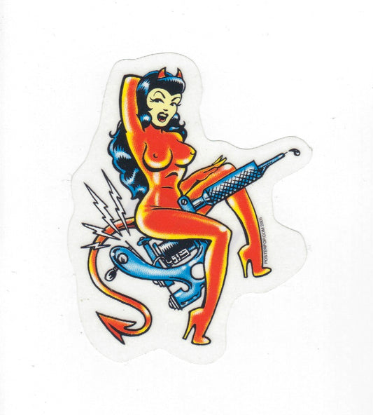 Sticker - Vince Ray - Tatt Girl - Small