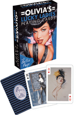 Bettie Page Spielkarten Olivia