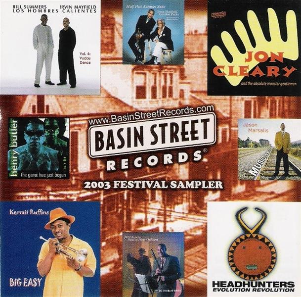 CD - VA - Basin Street Records - 2003 Festival Sampler