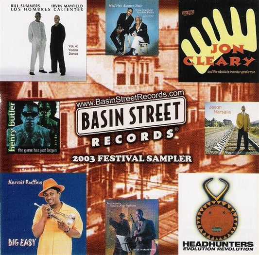 CD - VA - Basin Street Records - 2003 Festival Sampler
