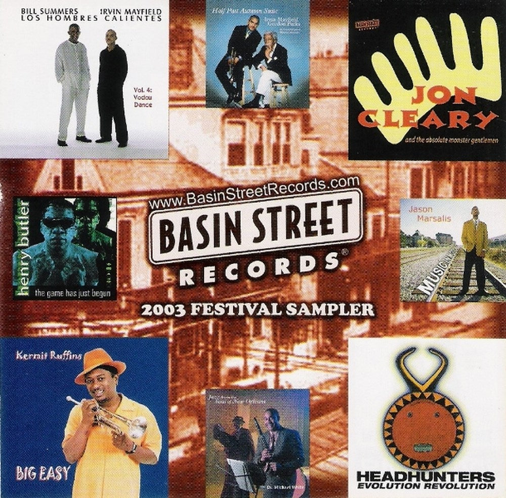 CD - VA - Basin Street Records - 2003 Festival Sampler