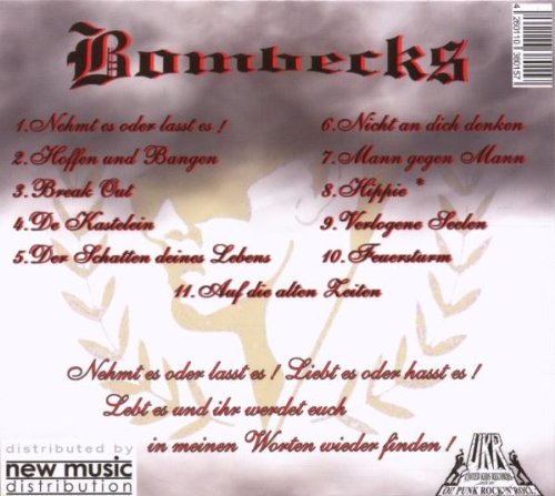 CD - Bombecks - Nehmt Es Oder Lasst Es!