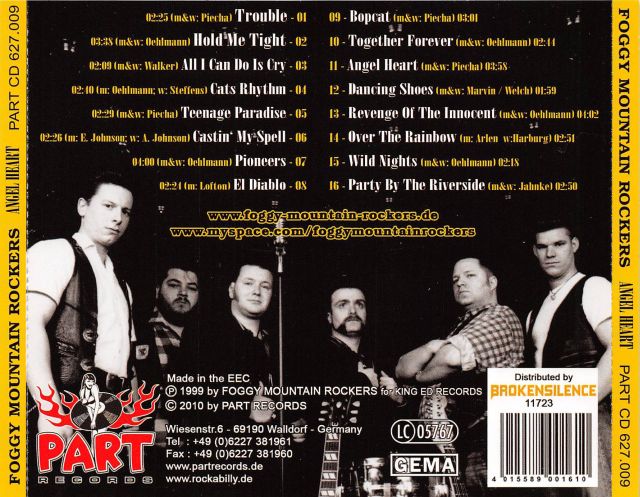 CD - Foggy Mountain Rockers - Angel Heart