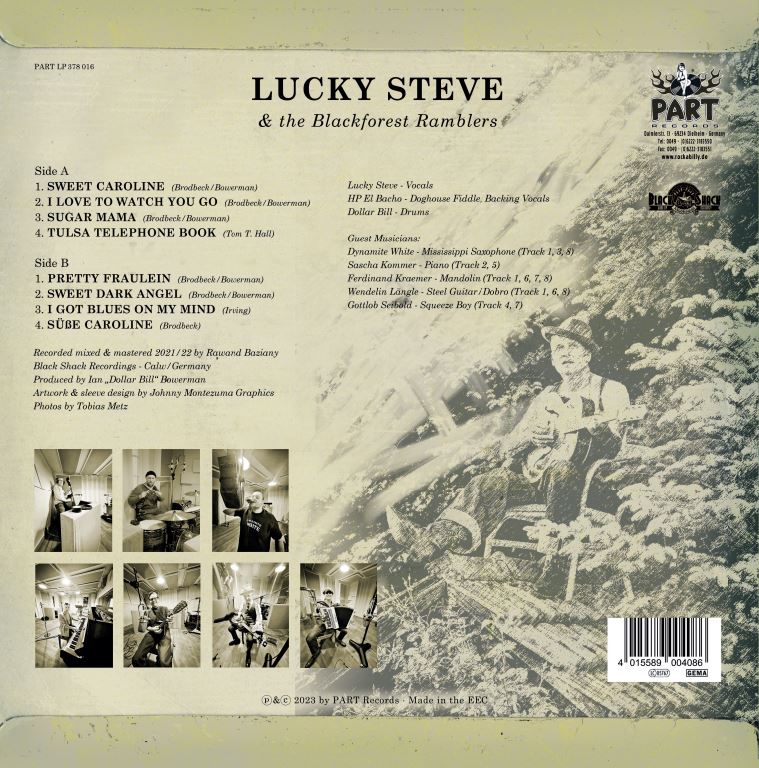 10inch - Lucky Steve & the Black Forest Ramblers - Got Something On My Mind