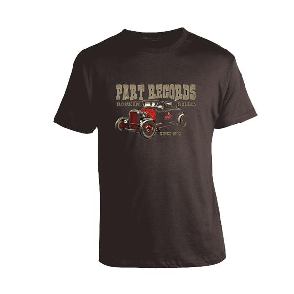 T-Shirt - Part Records Hot Rod, Brown