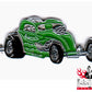 Hot Rod Pin - Dragster Grün