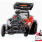 Hot Rod Pin - Dragster Front Schwarz Rot