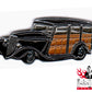 Hot Rod Pin - Street Rodder Station Waggon, Schwarz