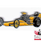 Hot Rod Pin - Dragster, Gelb