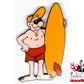 Pin - Lucien - Bademeister Mit Surfbrett