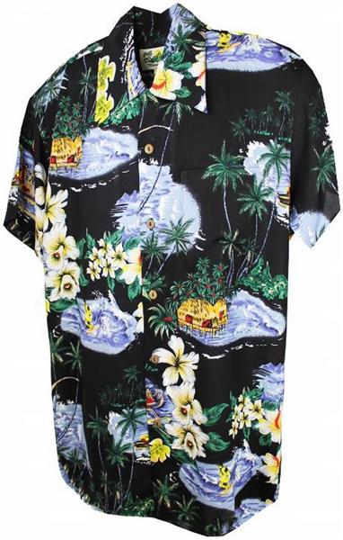 Hawaii - Shirt - Polynesia Black