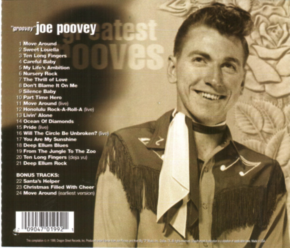 CD - Groovey Joe Poovey - Greatest Grooves