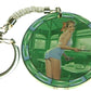 Schlüsselanhänger Pokerchip - Grün Pin Up