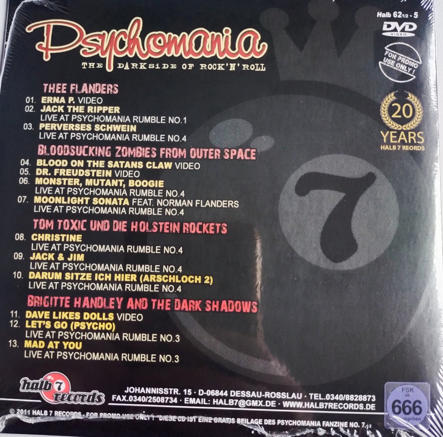 Magazin - Psychomania - No. 7 1/2 Promo