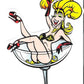 Pizz Aufkleber - Show Girl