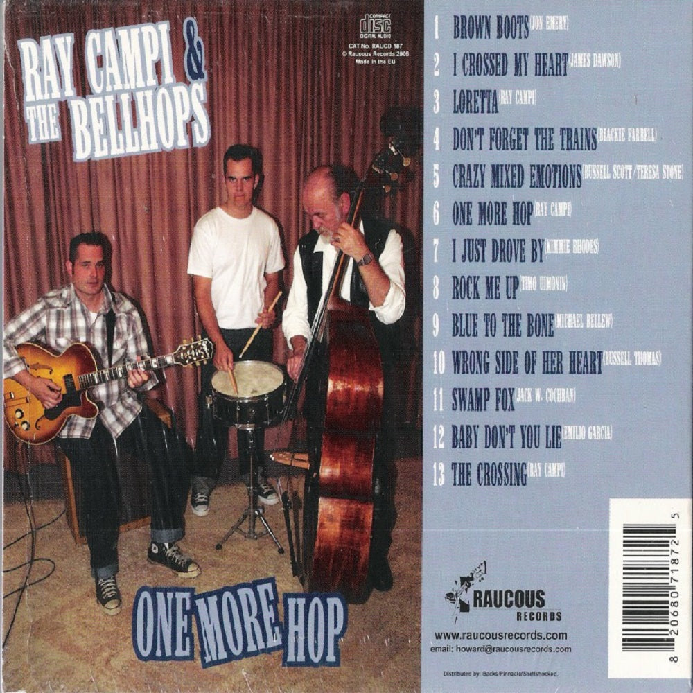 CD - Ray Campi & The Bellhops - One More Hop