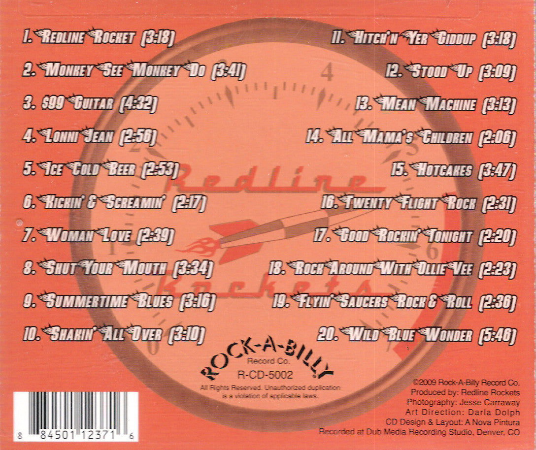 CD - Redline Rockets - self titled