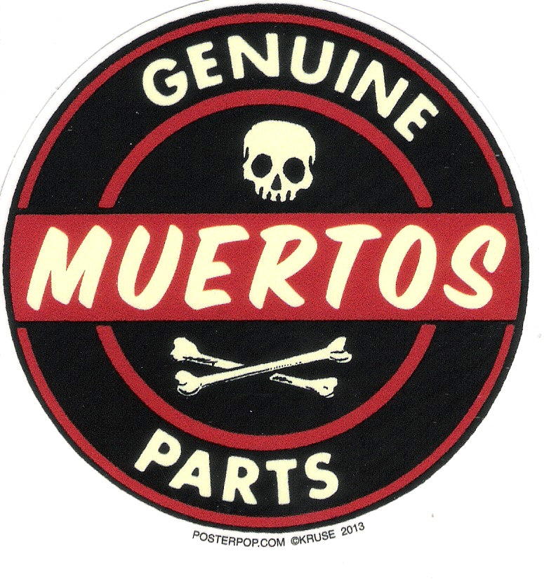 Robert Kruse Aufkleber - Genuine Muertos Parts