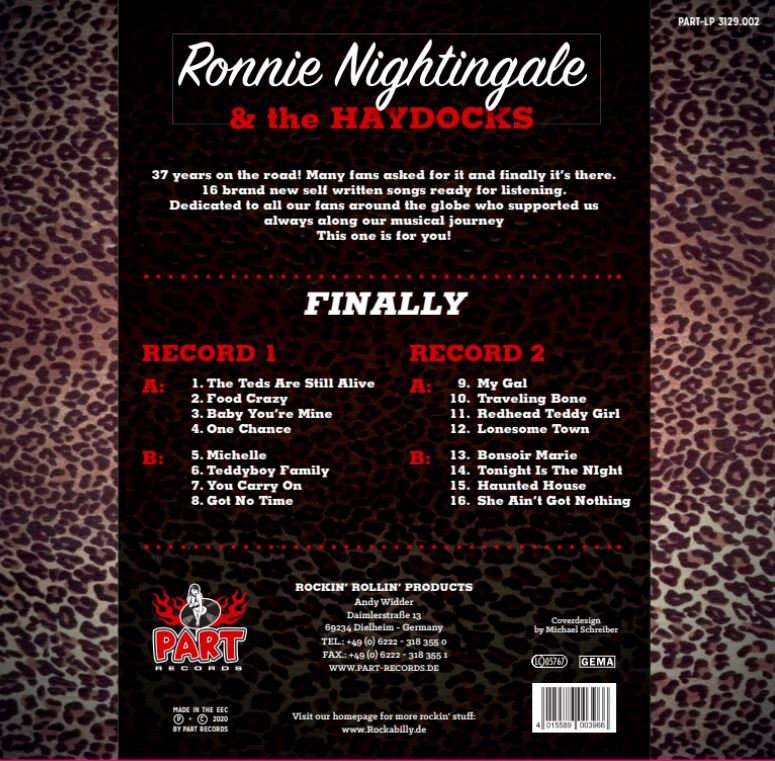 Doppel-10inch - Ronnie Nightingale & The Haydocks - Finally