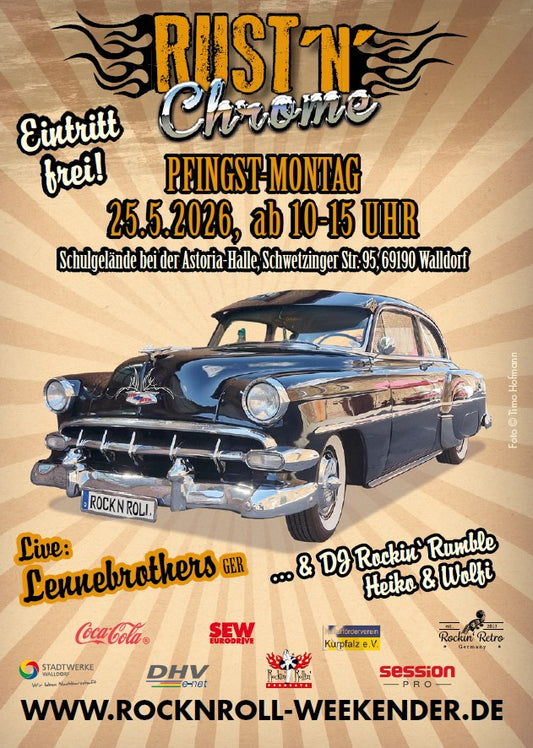 Poster - Walldorf Weekender 2026 - Rust´N´Chrome - A2