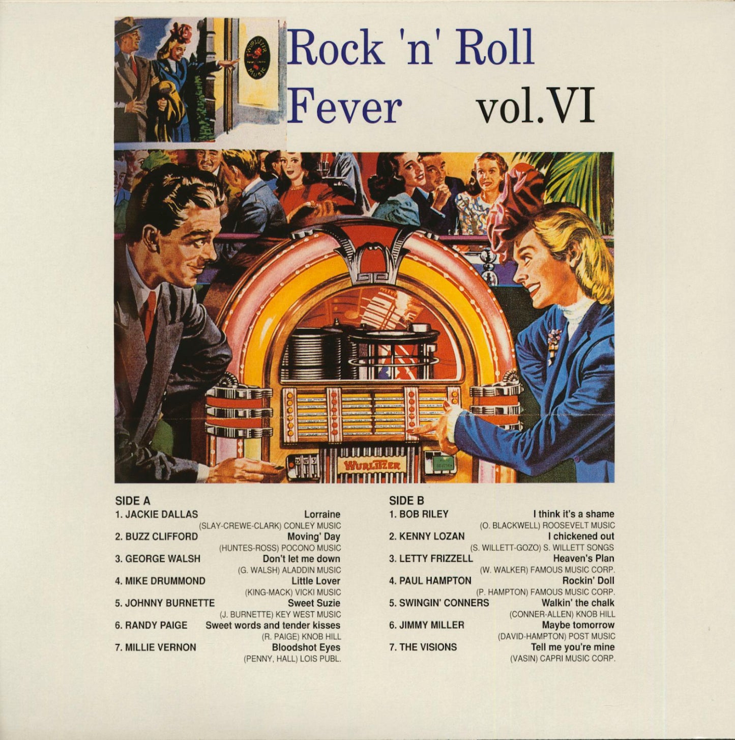 LP - VA - Rock'n'Roll Fever Vol. 6