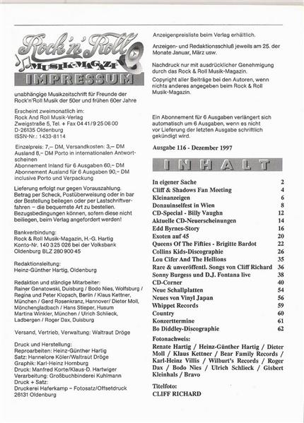 Magazin - Rock'n'Roll Musik Magazin 116