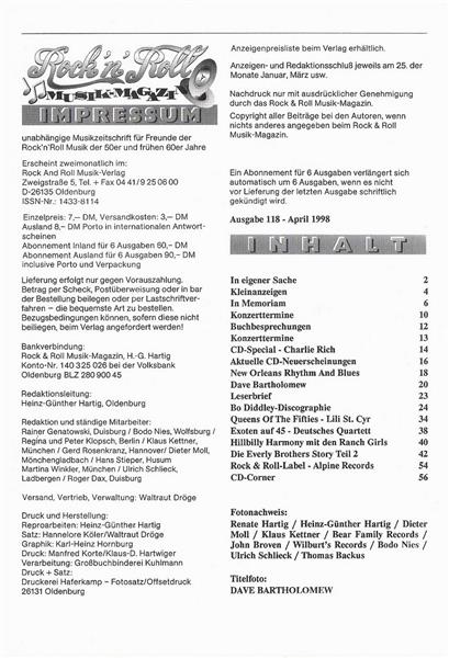 Magazin - Rock'n'Roll Musik Magazin 118