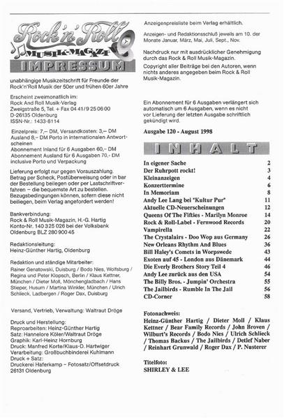 Magazin - Rock'n'Roll Musik Magazin 120