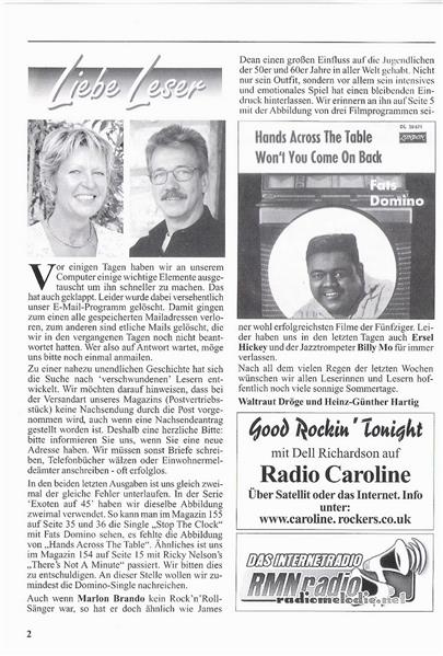 Magazin - Rock'n'Roll Musik Magazin 156
